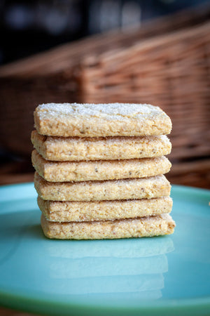 Cornmeal Citrus Fennel Shortbread Cookies, Bag