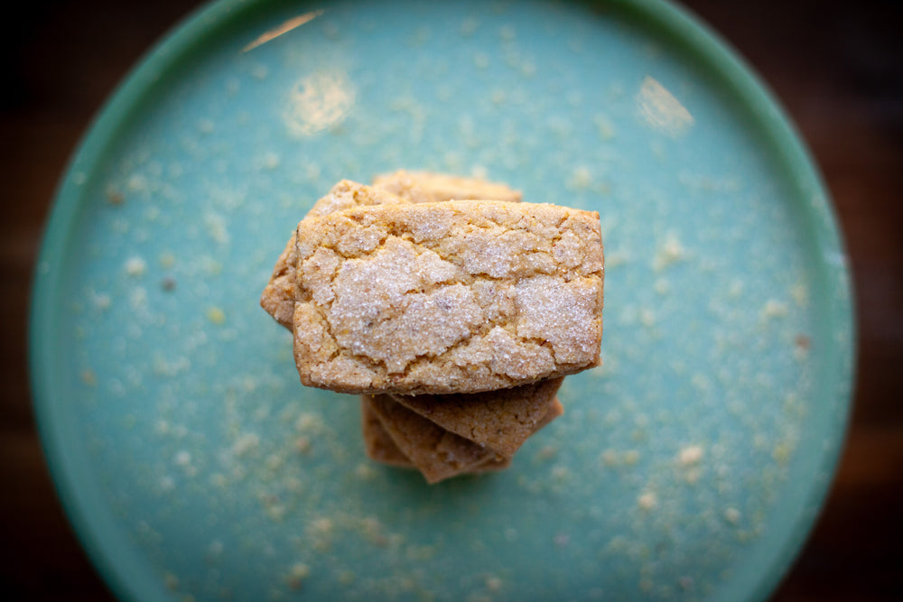 Cornmeal Citrus Fennel Shortbread Cookies, Bag