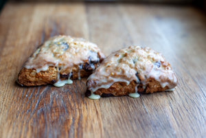 Chocolate and Candied Orange Scone