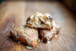 Chocolate and Candied Orange Scone